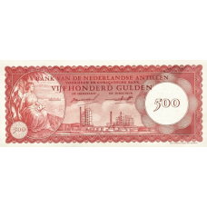 P 7 Netherlands Antilles - 500 Gulden Year 1962 (In PICK € 1200.00)